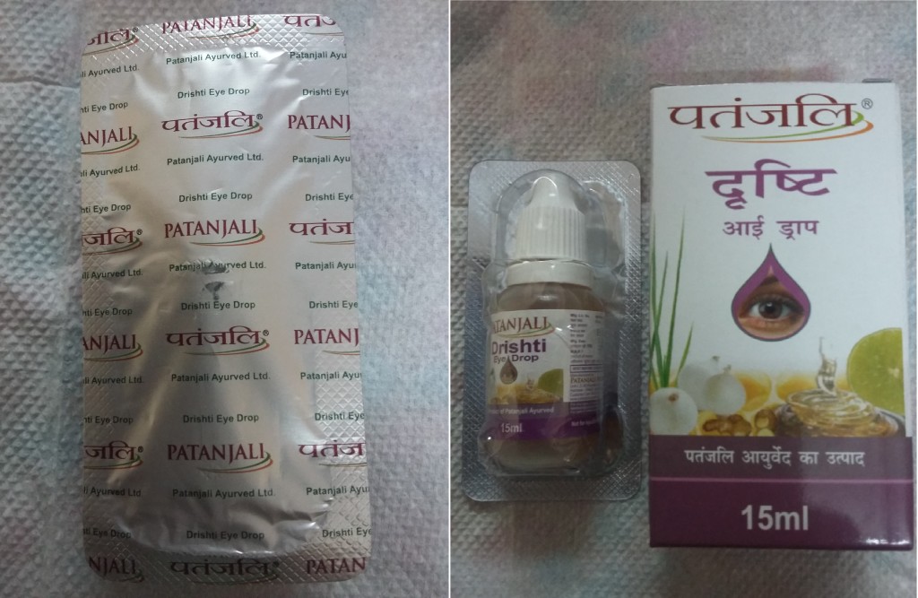 Patanjali Drishti Eye Drop Packaging