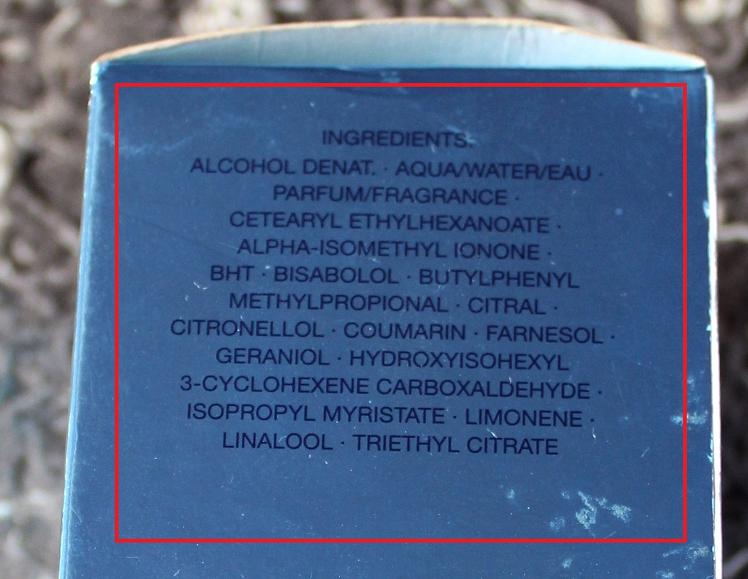 DAVIDOFF Cool Water Woman perfume Ingredients