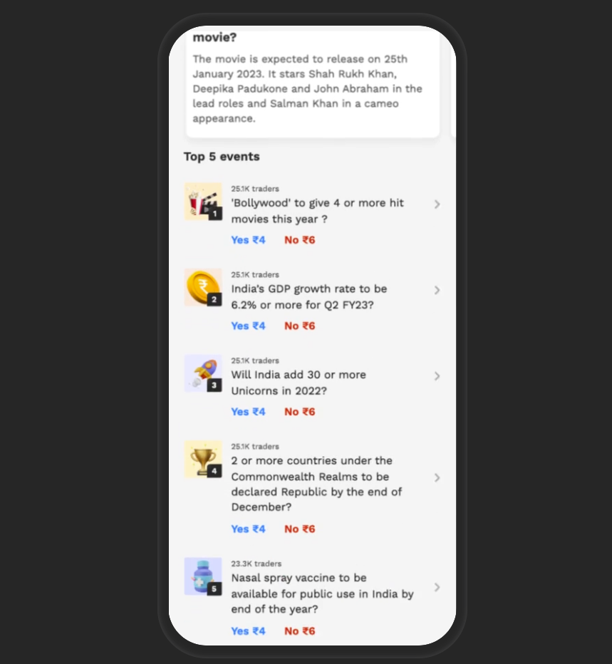 how probo opinion trading app work