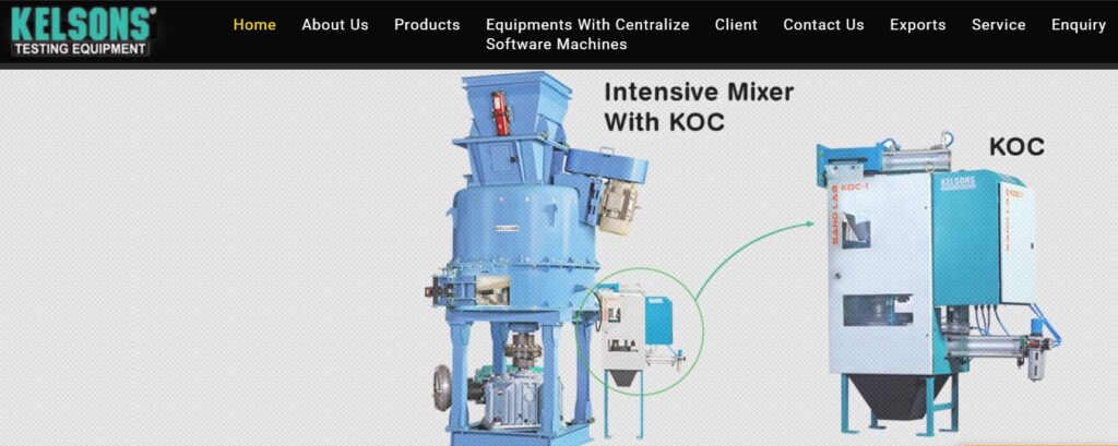 Kelsons Testing Equipment