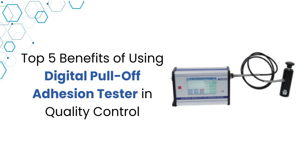 Digital pull off adhesion tester
