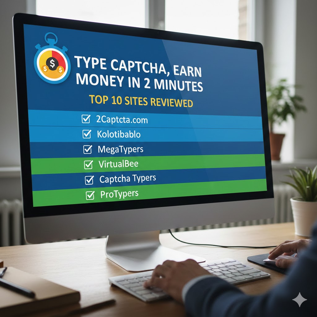 captcha type and earn money online