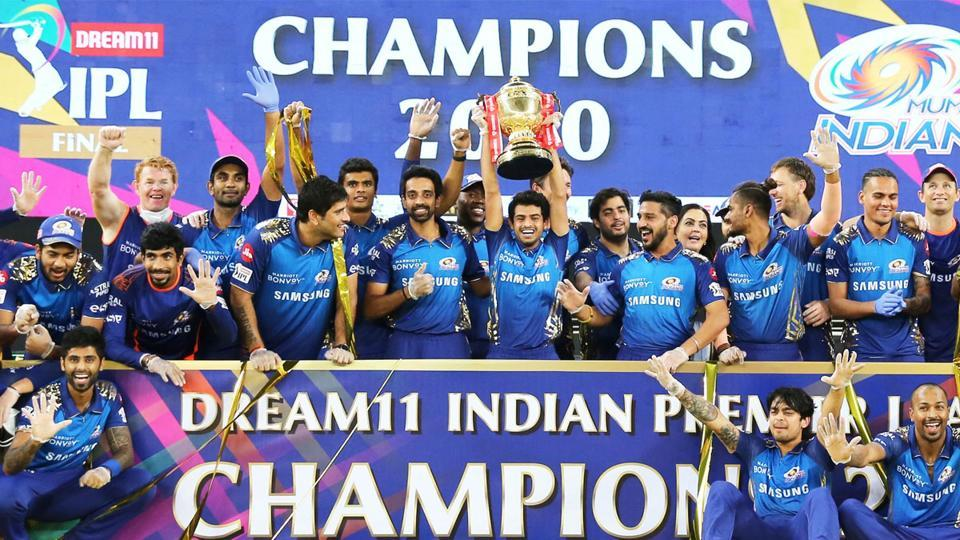 mumbai indians richest team in IPL enjoy IPL trophy moment